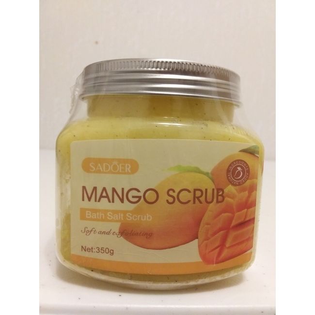 Fruit Mango Bath Salt Scrub Soft and Exfoliating