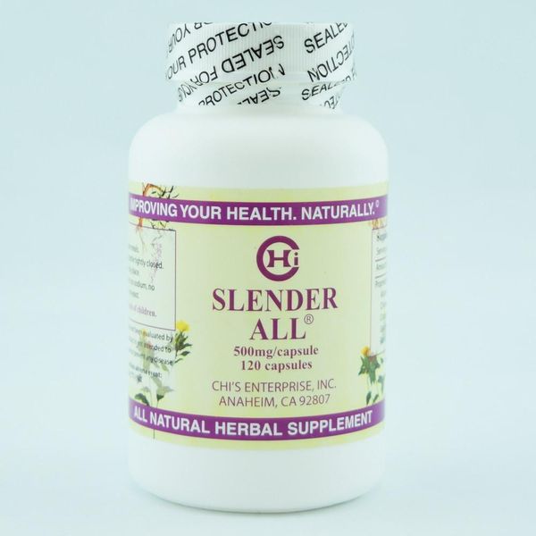 Chi Enterprise Slender All All Natural Herbal Supplement 500mg 120 caps Chi's