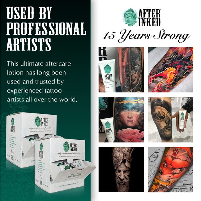 After Inked Liquid Solidifier - Quick & Super Absorbent Tattoo Ink