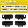 4PCS Exterior Outside Outer Door Handle Assembly For 2000-2004 Toyota Avalon