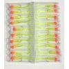 NEW CUBBY Mini-Mite 1/32oz Jig 20PK REFILL Oran/Clear Chart W/Glitter 1402 *NEW*