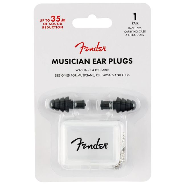 Fender Fender Earplugs MUSICIAN SERIES BLK EAR PLUGS