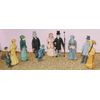 Langley Models 10 Victorian Edwardian Upper Class Figures OO Scale UNPAINTED Kit F8