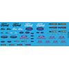1/24 "Ford" Assorted Emblems Decal SCR-124-0590