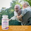 Prolife Supplements Immune Support Capsule with Zinc, Elderberry, Vitamin C, E,