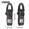 Digital Multimeter Tester AC DC Voltage RMS Amp Clamp Meter Auto Range Handheld