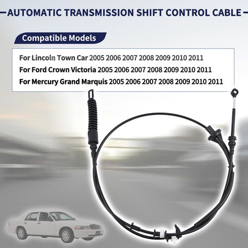 Magimaker Automatic Column Shift Control Cable Compatible with Ford Crown Victoria, Lincoln Town Car, Mercury Grand Marquis 2005-2011 Replace 6W1Z7E395A 5W1Z7E395AA 5W1Z7E395B