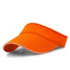VSUSN Unisex Sun Visor Cap Ultralight Tennis Hat with Adjustable Strap, Orange