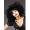 Womens Halloween Zombie Gothic Black Backcombed Wig