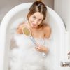 Adjustable Long Handle Shower Brush Dual Side Exfoliating Back Scrubber Massager