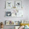 8pcs Shelf Brackets Concealed Floating Insert Hardware Concealed 70mm x 72mm 3"