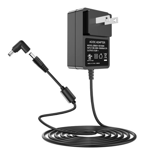 MAREISA 15V DC Power Supply, 15Volt Power Adapter Compatible with Litter Robot 2, 3, 4 Open Air Self Cleaning Cat Litter Box