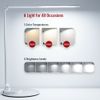 LED Touch Sensor Desk Lamp 3 Modes Foldable Table Light Eye-Caring Reading Lamp