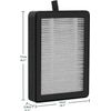4 Pack Replacement Filter for LEVOIT LV-H128, PUURVSAS (HM669A), ROVACS (RV60)