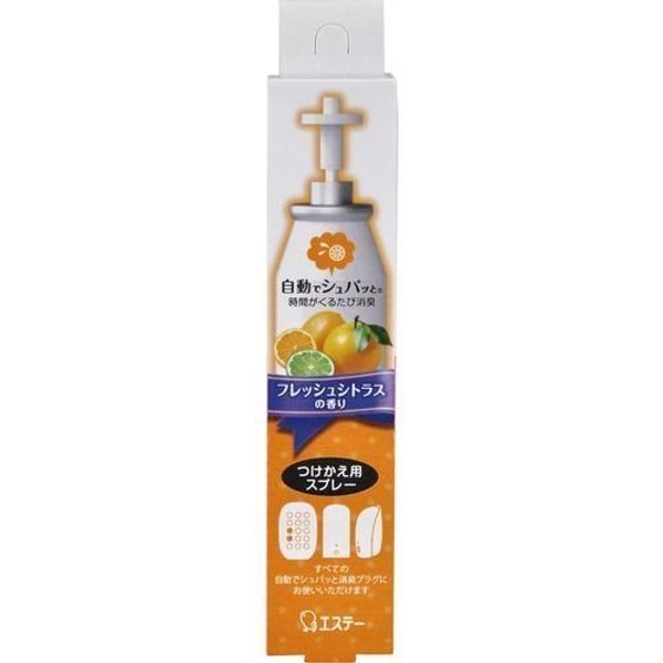 ESTI Automatic Shuppa and Deodorizing Plug, Replacement Fresh Citrus Scent, 1.4 fl oz (41 ml) x 20 Pieces