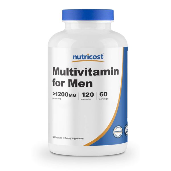 Nutricost Multivitamin for Men 120 Capsules - Vitamins and Minerals for The Healthy Man