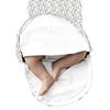 SwaddleMe Luxe Easy Change Swaddle, Ellie Elephant/Triangle Grey, Small/Medium (0-3 Months)