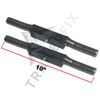 2 Pack | 10" Weld on Raised | Greasable | Cargo Door Ramp Hinge | Utility