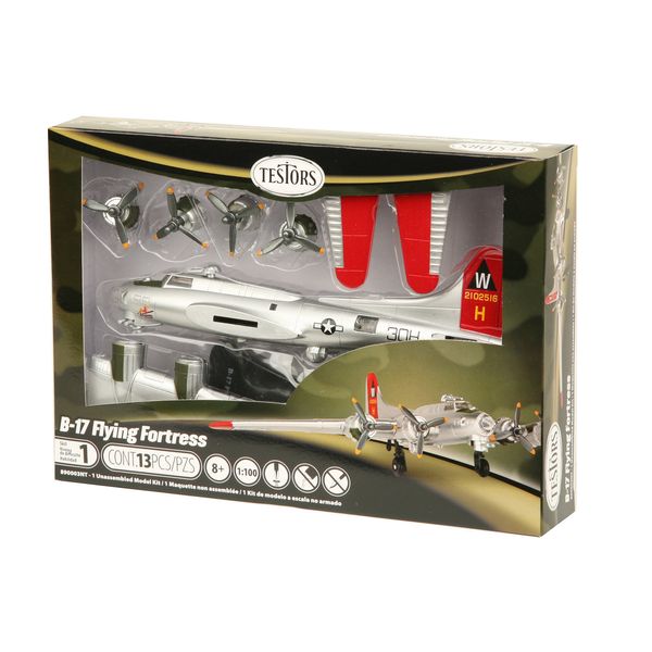 Testors Prepainted Plastic Aircraft Model Kit, Silver