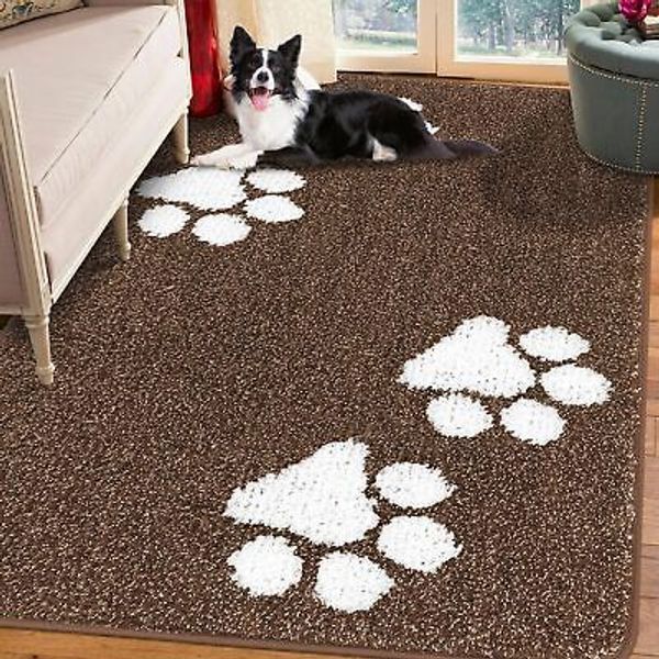 Vaukki Indoor Doormat Entryway Door Mat, Non Slip Absorbent Mud Trapper Mats,...