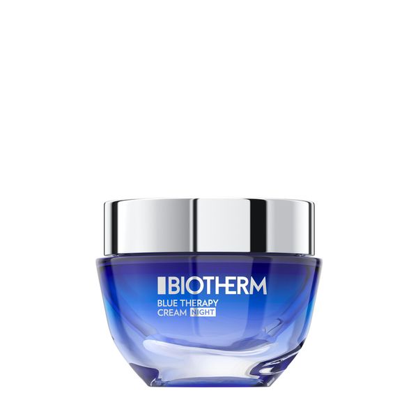 BIOTHERM Blue Therapy Uplift Night Cream, Per Tutti i Tipi di Pelli, Azione Idratante e Tonificante, Pelle Luminosa, Arricchita con Life Plankton e Peptidi di Collagene, Crema Notte Anti-Età, 50 ml