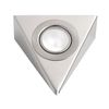 Leyton Lighting 20w 12v halogen triangle downlight under shelf light stainless steel