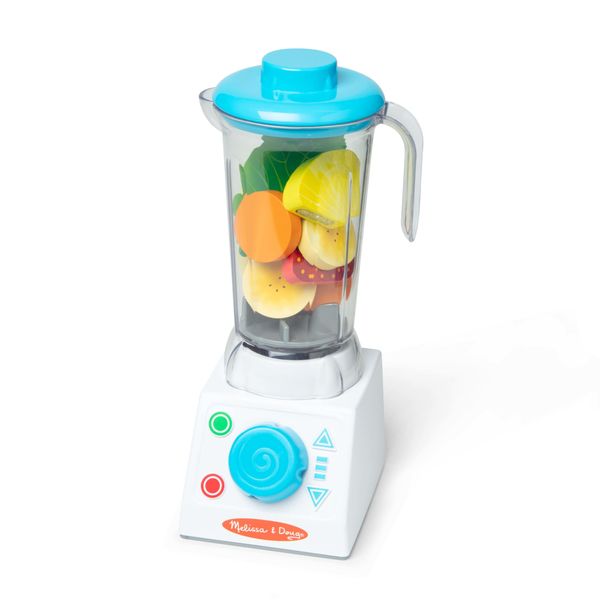 Melissa & Doug Smoothie Maker Blender Set with Play Food - 22 Pieces