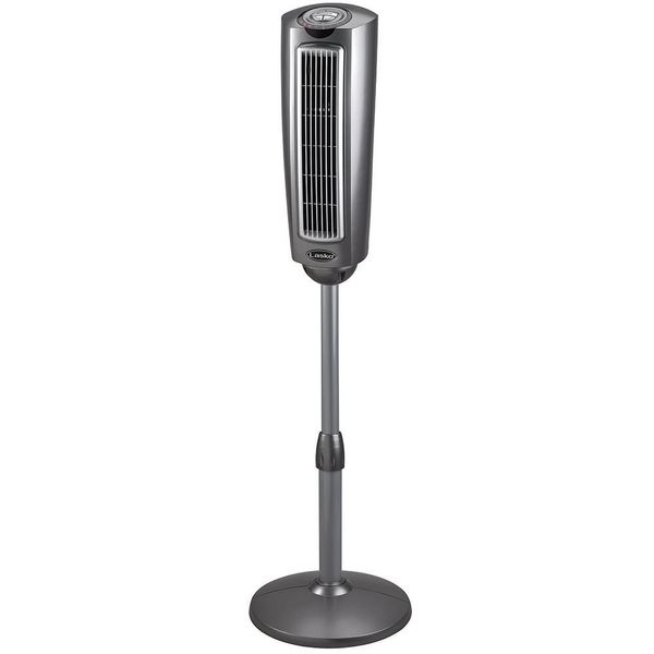 Lasko 2535 52" Oscillating Pedestal Fan, 52 Inch, Silver Gray