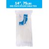 Utilitech SGY-CT115 14 in. Type 21S 5259684 Cable Ties 500 Count