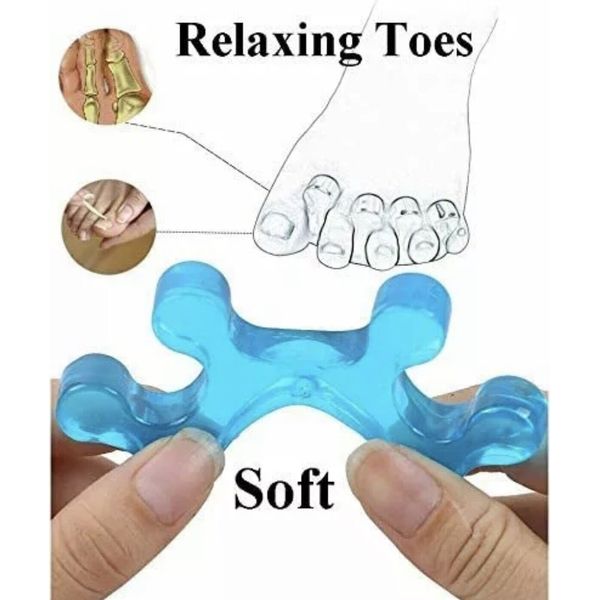 2PC Bunion Corrector Silicone Toe Separator Straightener Orthopedic Toes Spacer