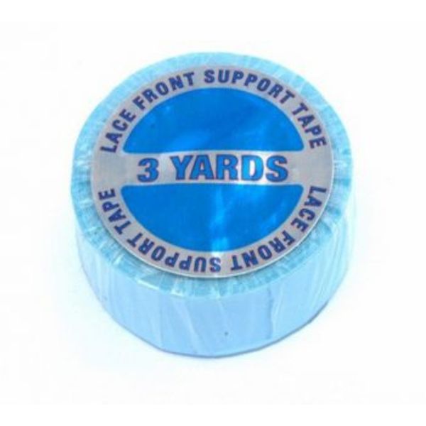 Blue Liner Tape for Extensions and Secondary Hair, 3 Yard Adhesive Tape, (0.7 x 9 ft)