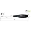 Vessel Cushion Grip Screwdriver (Narrow Shaft Model), +1X75