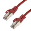 Network Cable S/FTP PIMF Cat 7 3.00 m Red Patch Cable Gigabit Ethernet LAN DSL CAT7 Cable