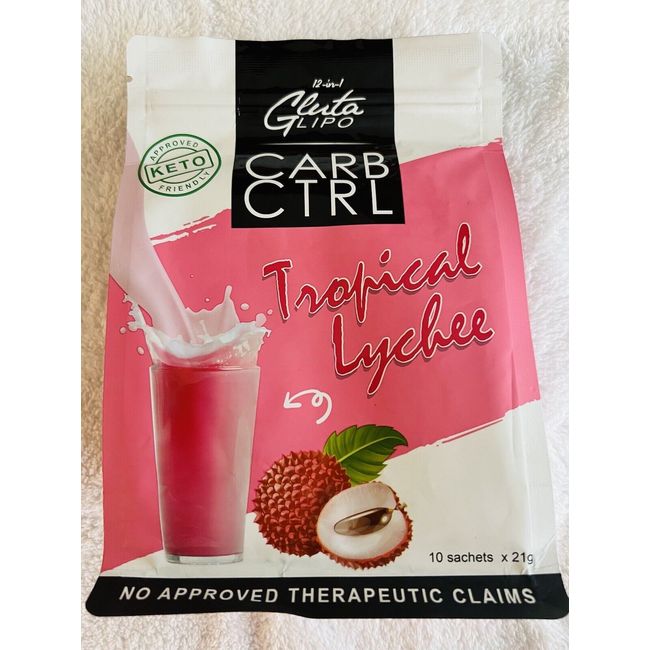 Gluta Lipo TROPICAL LYCHEE Carb CTRL 10 Sachets X 21g