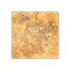 Gold (Yellow) Travertine 4 X 4 Field Tile, Tumbled