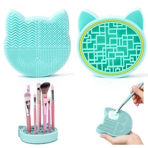 Makeup brush cleaner silicone makeup brush cleaning silicone makeup brush cleaner silicone mat cleaner makeup brush cleaning mat makeup brush cleaning makeup brush cleaner pad silicone mat brush cleaner silicone makeup supplies 