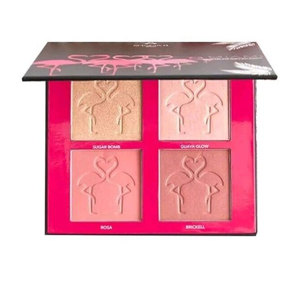 Shania B Miami Blush & Highlighter Palette 4 Shades NEW