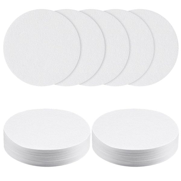 HOTUT Coffee Filters Papers, 100 Pcs×51mm Round Coffee Filters Papers, Micro Paper Filters Replacement Compatible with Coffee and Espresso Maker - White