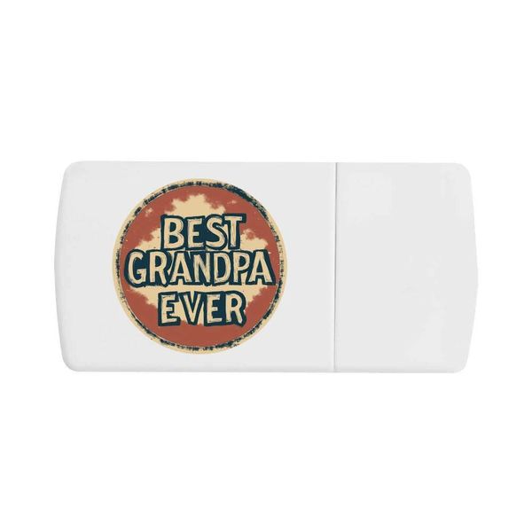 'Best Grandpa Ever ' Pill Box with Tablet Splitter (PI00033183)