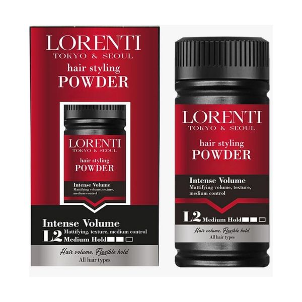 Lorenti Hair Styling Powder Wax L2 | Intense Volume | Mattifying Volumizing Texturizing | Medium Hold 20gr