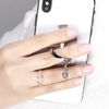 Smatixx Brody A Silver Heart Smart Ring Smartphone Holder