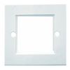 Triax 304201 Single Gang Modular Wall Plate - WHITE