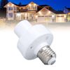 Remote Control Bulb Socket,Outlet Light Socket Adapter,30 60mins Timing Screw for Outlet Socket,E26 E27 Bulb Base Bulb Plug Adapter,Pouch Light Socket for Garage