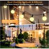 G40 String 25LED Lights 25FT Warm Dimmable Switch Control Patio Yard Party Decor