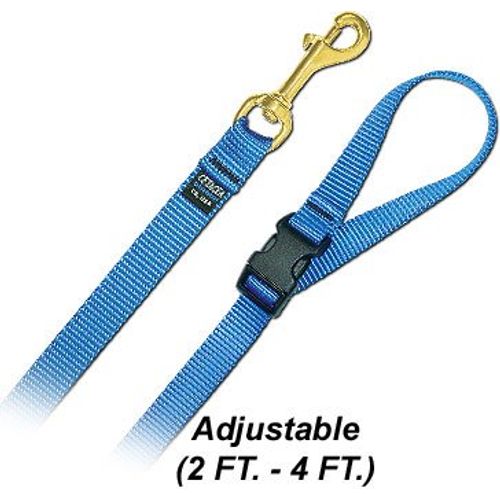 4' Pet Leash - Medium w/ Quick Release Handle - Step 3 Grey Dog Leash
