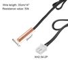 sourcing map 1 Pcs 50K NTC Thermal Sensor Probe,Copper Sensitive Temperature Sensor Probe 14 Inch Digital Thermometer Extension Cable Temp Sensor for Electrical Appliances