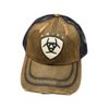 ARIAT Men's One Size Distressed Oil Mesh, Brown/Black