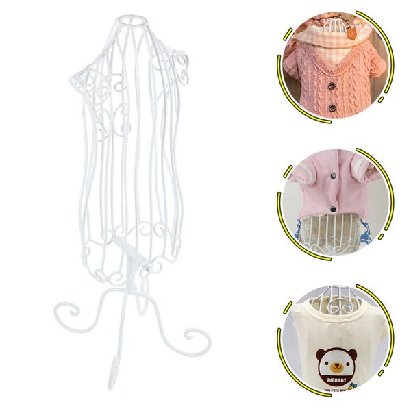 Clothing Display Stand Pet Clothes Hangers Hanging Rack Manikin Body Dog