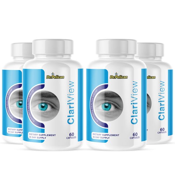 ClariView- Eye Support- 4 Bottles- 240 Capsules