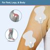 TERAPIO 4X Replacement Electrodes Kit. Compatible with TERAPIO-Smart-Circulation Device. Premium Reusable Replacement Pads for TENS Unit.